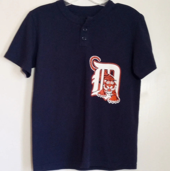 Majestic sportswear Detroit Tigers T-shirt Boys size medium - Picture 1 of 6